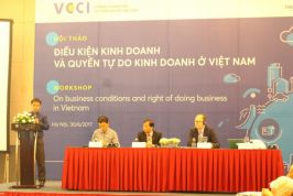VCCI: 26/243 ngành nghề kinh doanh có điều kiện chưa phù hợp