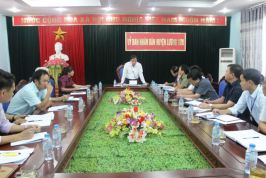 Đoàn công tác UBND tỉnh Hòa Bình làm việc với huyện Lương Sơn về thực hiện cải thiện môi trường kinh doanh, nâng cao năng lực cạnh tranh