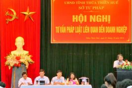 STP Thừa Thiên Huế tổ chức Hội nghị tư vấn pháp luật: nhiều vướng mắc về thực hiện pháp luật được giải đáp