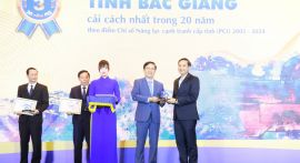 Bắc Giang đứng thứ 4 cả nước về năng lực cạnh tranh cấp tỉnh