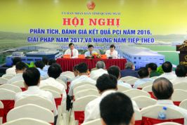 Quảng Ngãi: Phân tích đánh giá kết quả PCI năm 2016 và bàn giải pháp nâng cao cho những năm tiếp theo