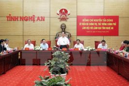 Nghệ An: Thủ tướng làm việc với lãnh đạo chủ chốt của tỉnh