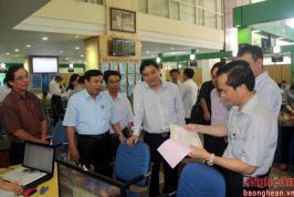 Nghệ An học tập kinh nghiệm cải cách hành chính của Quảng Ninh