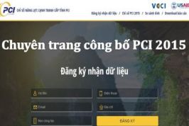 Chuyên trang Công bố Chỉ số năng lực cạnh tranh cấp tỉnh