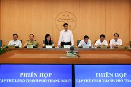 UBND thành phố Hà Nội họp phiên thường kỳ tháng 6