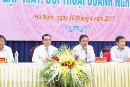 Hà Nam: Lãnh đạo tỉnh gặp mặt, đối thoại với doanh nghiệp