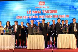 Nghệ An: Chính thức khai trương hàng loạt dịch vụ công trực tuyến