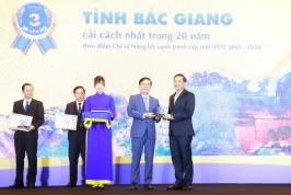 Bắc Giang đứng thứ 4 cả nước về năng lực cạnh tranh cấp tỉnh