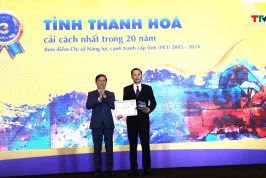 Thanh Hóa tăng 9 bậc trên bảng xếp PCI