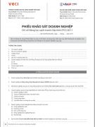 Phiếu khảo sát doanh nghiệp dân doanh 2011 mẫu B