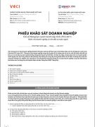 Phiếu khảo sát doanh nghiệp FDI 2011 mẫu B