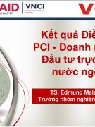 Bài trình bày PCI 2010 của GS Edmund Malesky