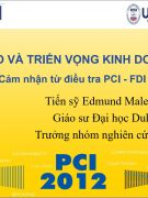 Bài trình bày PCI 2012 của GS Edmund Malesky