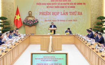 Thủ tướng chủ trì phiên họp lần thứ 3 Ban Chỉ đạo về phát triển kinh tế tư nhân